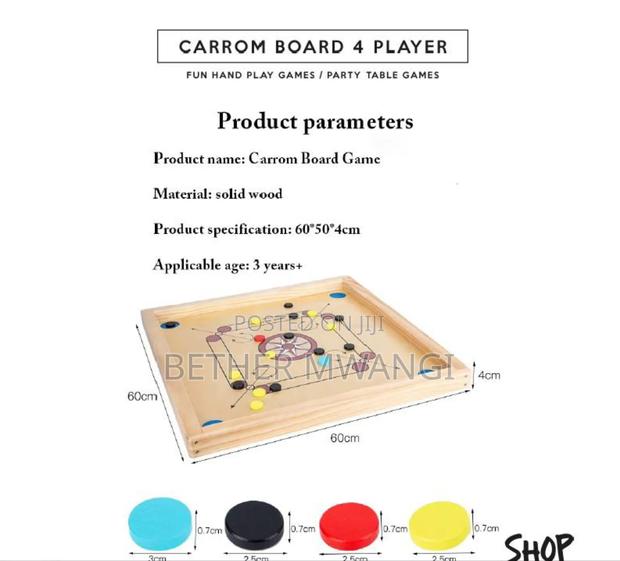Carrom Board 4 Player In Kenya - thumbnail 4