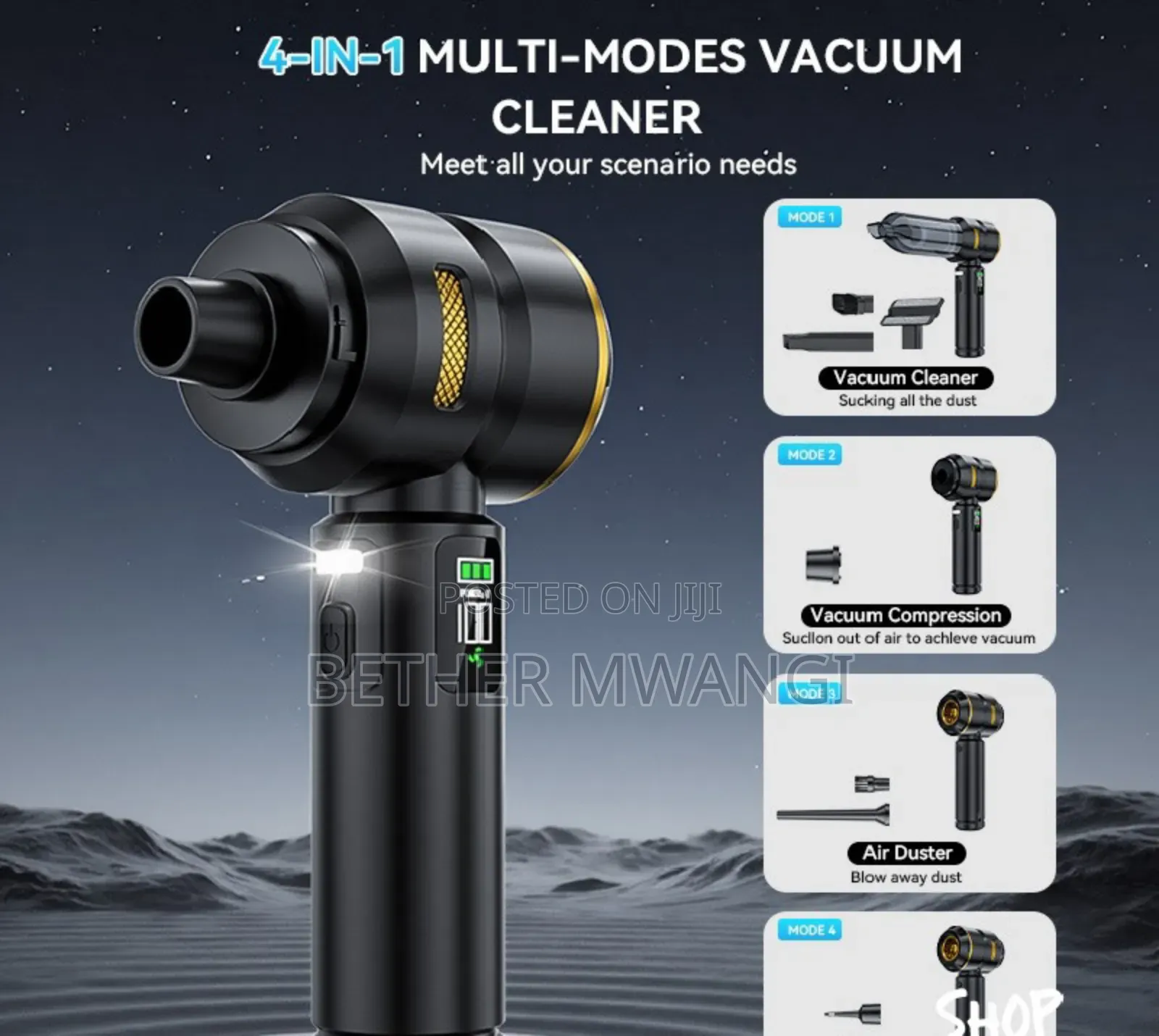 4 In 1- Hand Held Vacuum Cleaner In Kenya