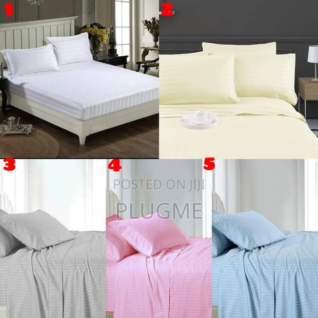 4 in 1 Cotton Stripped Bedsheet 6 by 6 - thumbnail 2