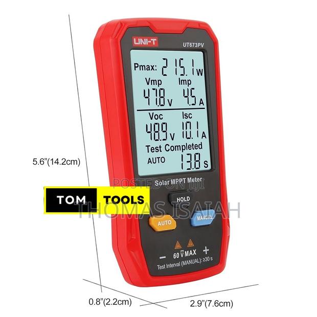 Unit Uni-T Ut673pv Solar MPPT Meter - thumbnail 3