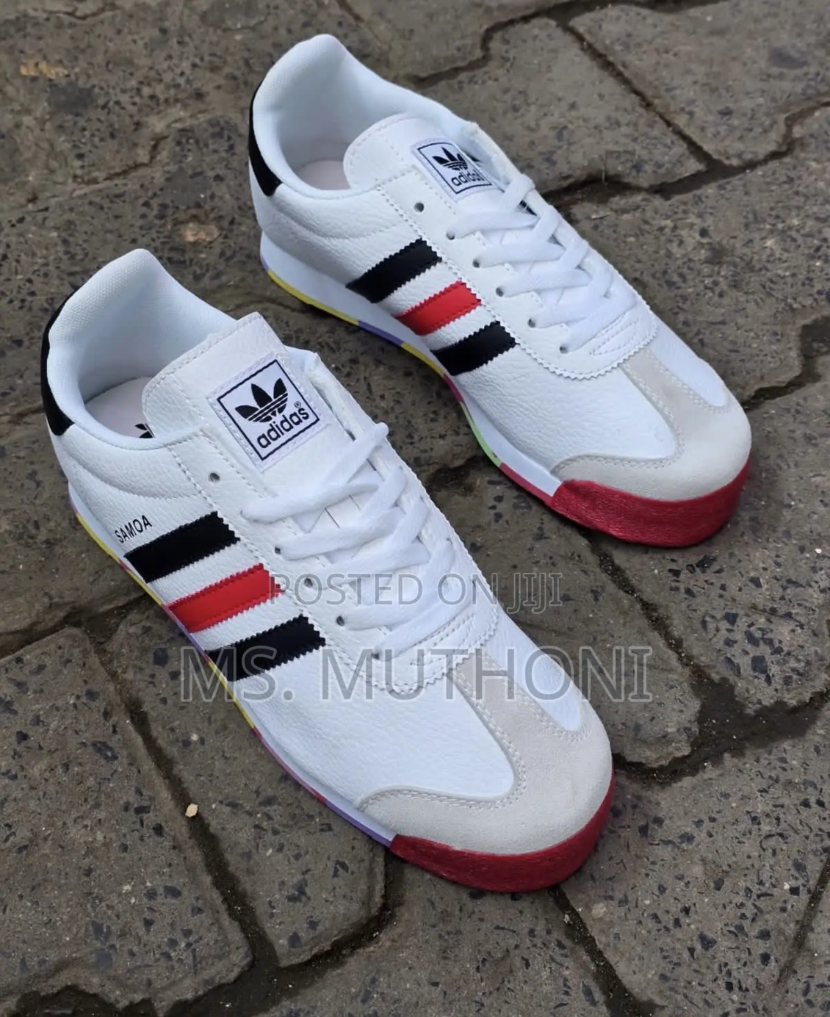 Adidas Samoa Black White Black Rasta Sizes 40_45
