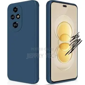 Blue Pouch for Honor 200 Pro - Flexible Tpu Silicone Protective Case