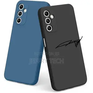 Liquid Silicone Cases for Samsung A17 4g / 5g: Navy Blue and Black