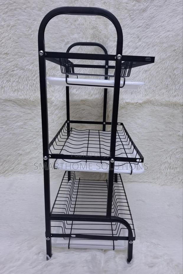 3 Tier High Quality Carbon Steel Dish Rack - main view