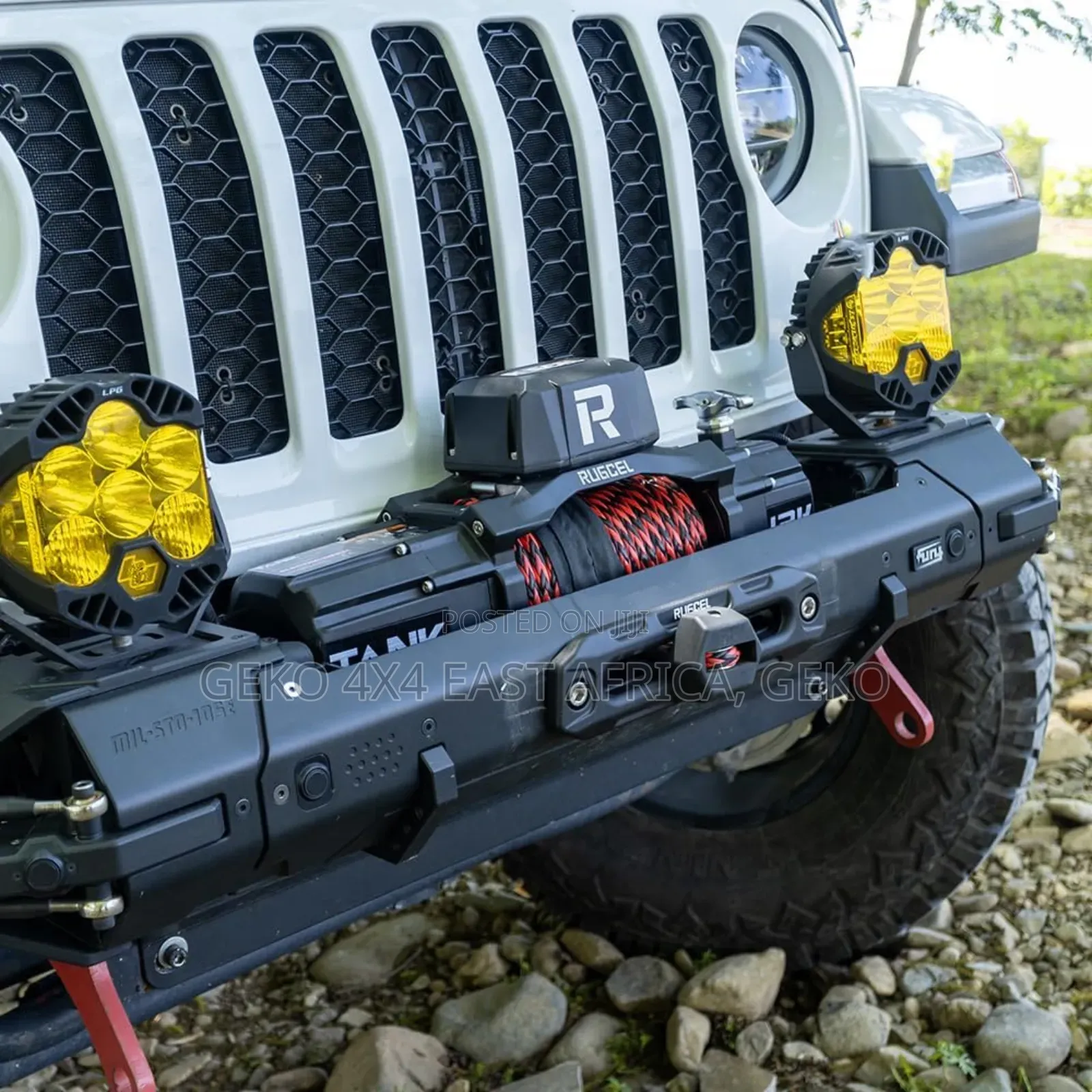 13500lb Synthetic Rope Winch 12v Waterroof- Tank Series