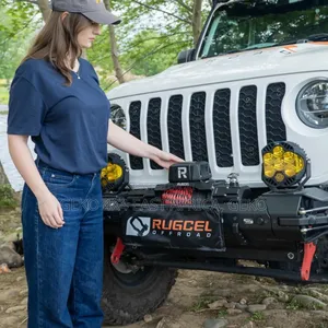 13500lb Synthetic Rope Winch 12v Waterroof- Tank Series