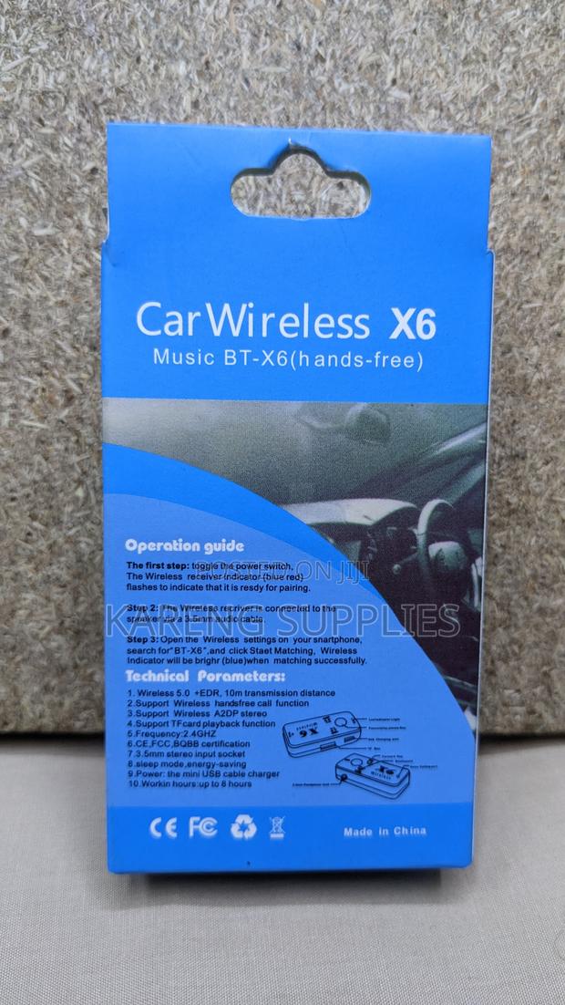 X6 Car Wireless Receiver (3.5mm Jack) - thumbnail 2