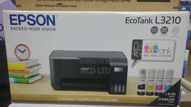 Epson Ecotank L3210 A4 All-in-One Ink Tank Printer - thumbnail 3
