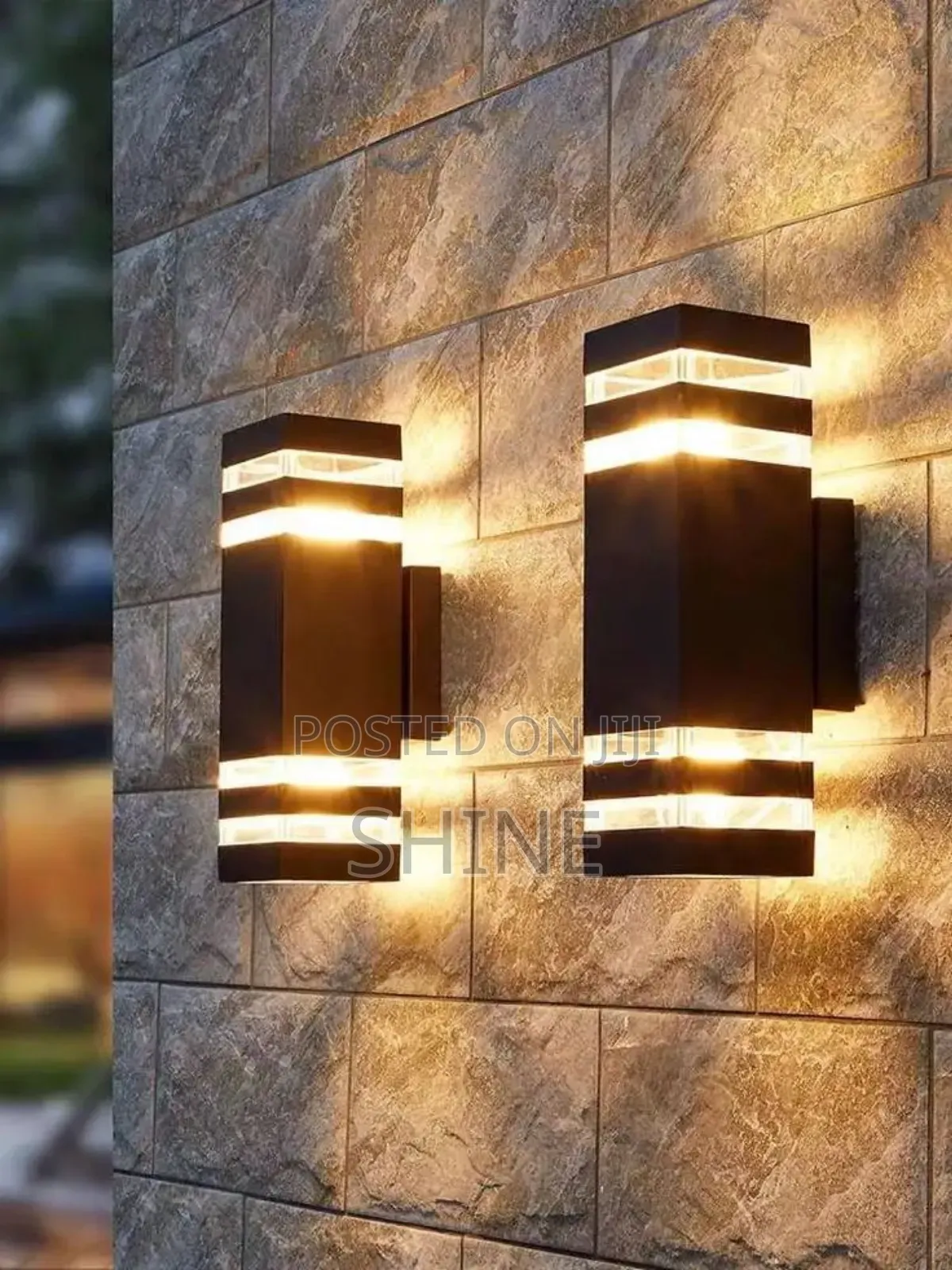 Double Outdoor Wall Lights