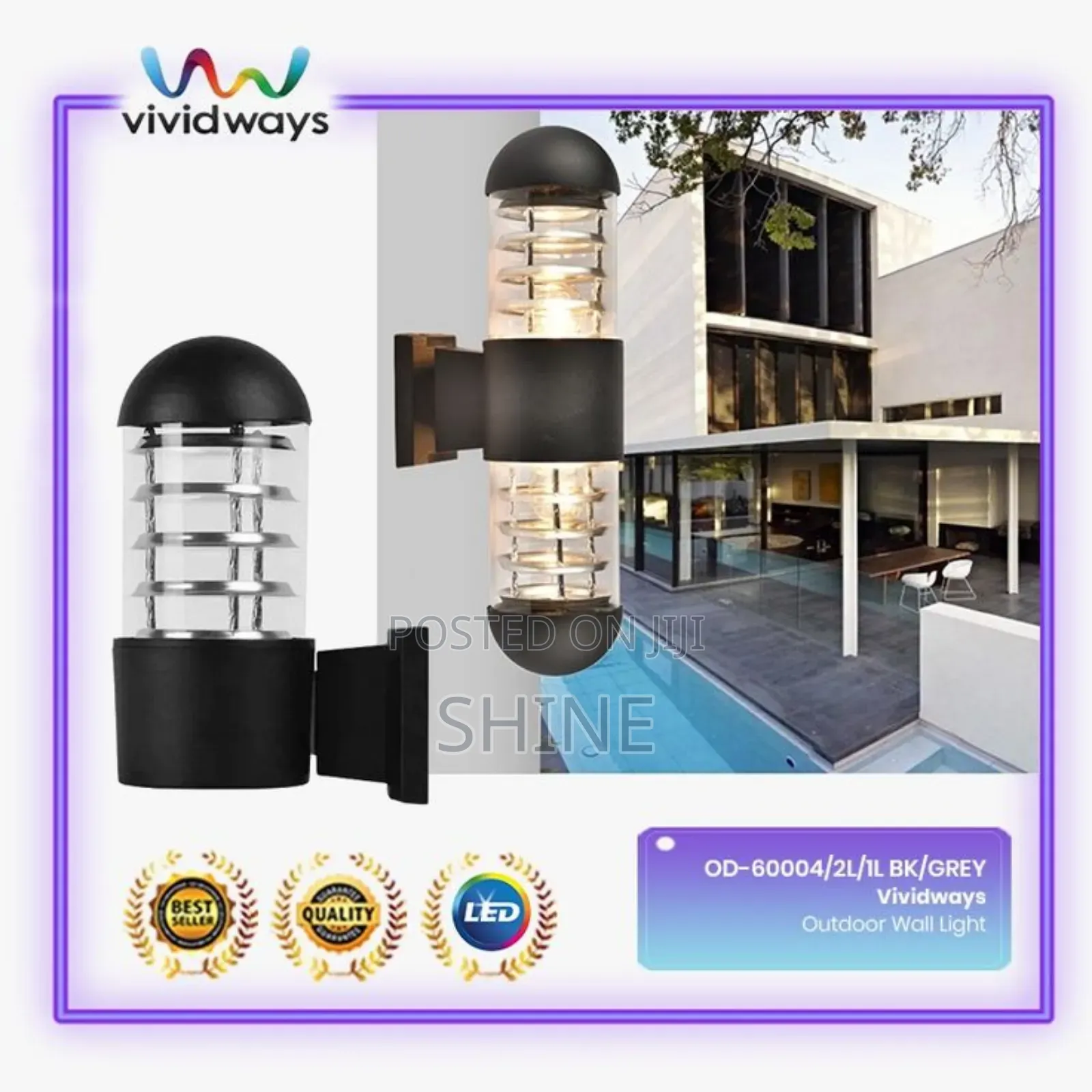 Double Outdoor Wall Lights