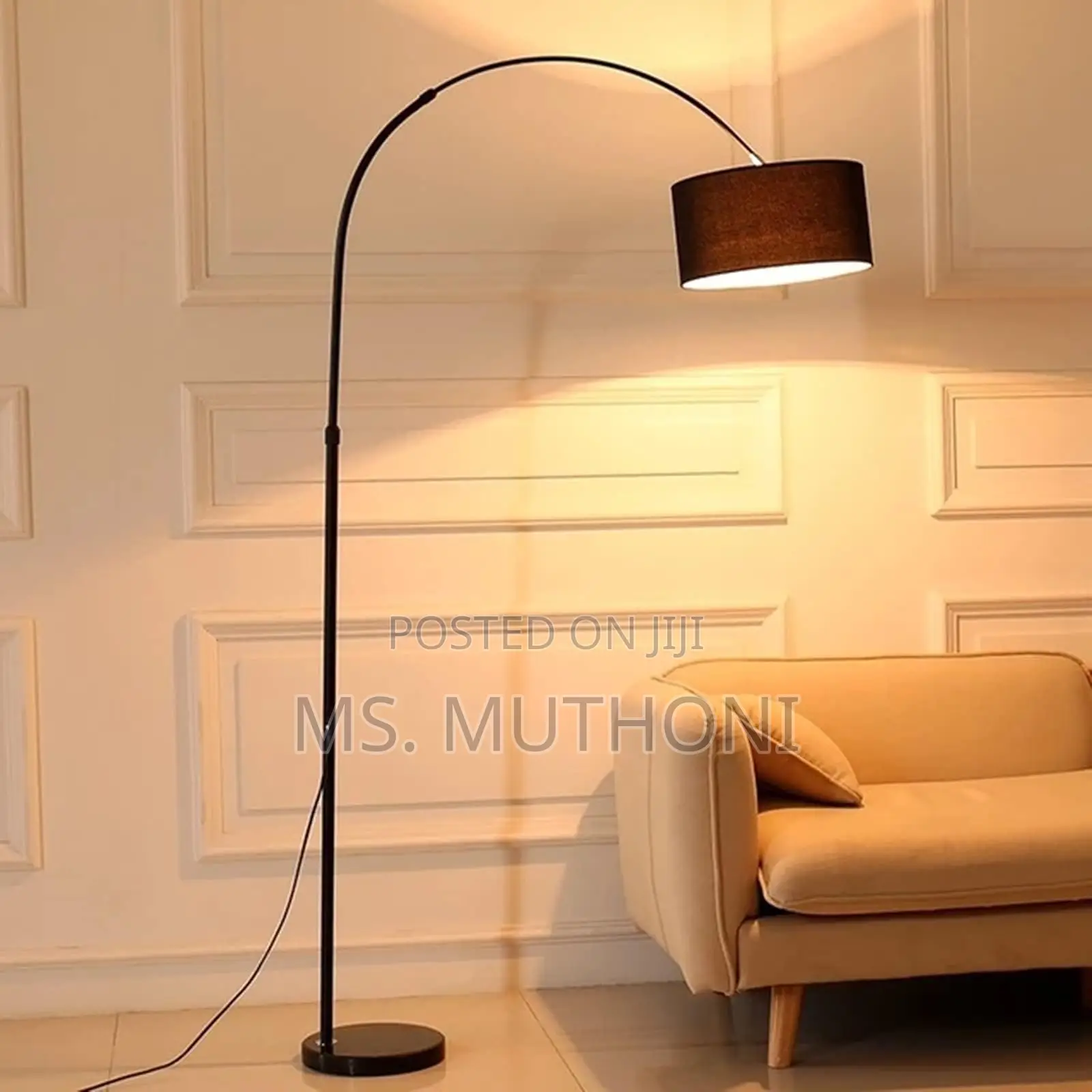 Over Couch Arched Reading Light for Bedroom, Office