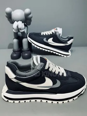 Nike Sports Black, Chocolate $White Size 39-45