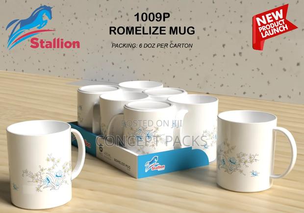 72pcs Stallion Romelize Plastic Mug - main view