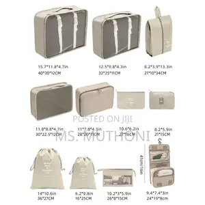 11pc Travel Packing Organizers
