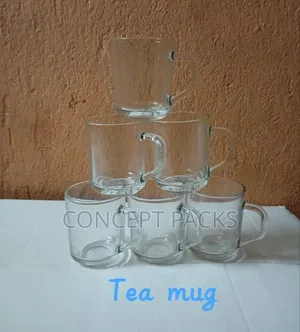 12pcs Tea Mug Clear. 300ml
