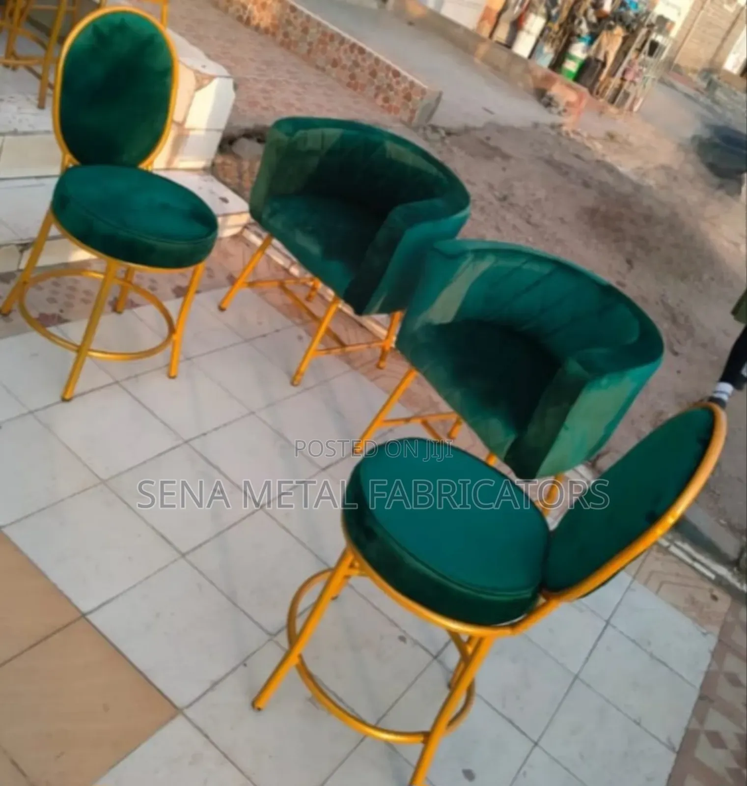 Deep-Ushion Velvet Styling Chairs