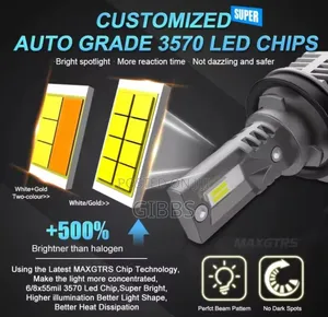 Maxgtrs Led Headlight Bulbs (Size 9005)