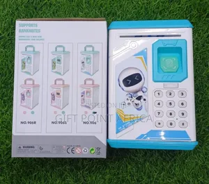 Bttery Operated Piggy Bank With Password And Fingerprint Function
