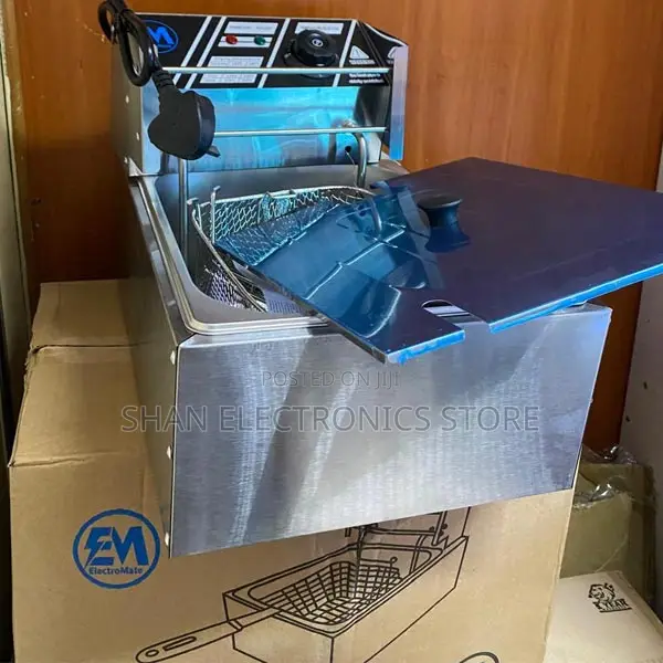 Electric Deep Fryer Single 6 Litre Quality Stainless Steel Deep Fryer