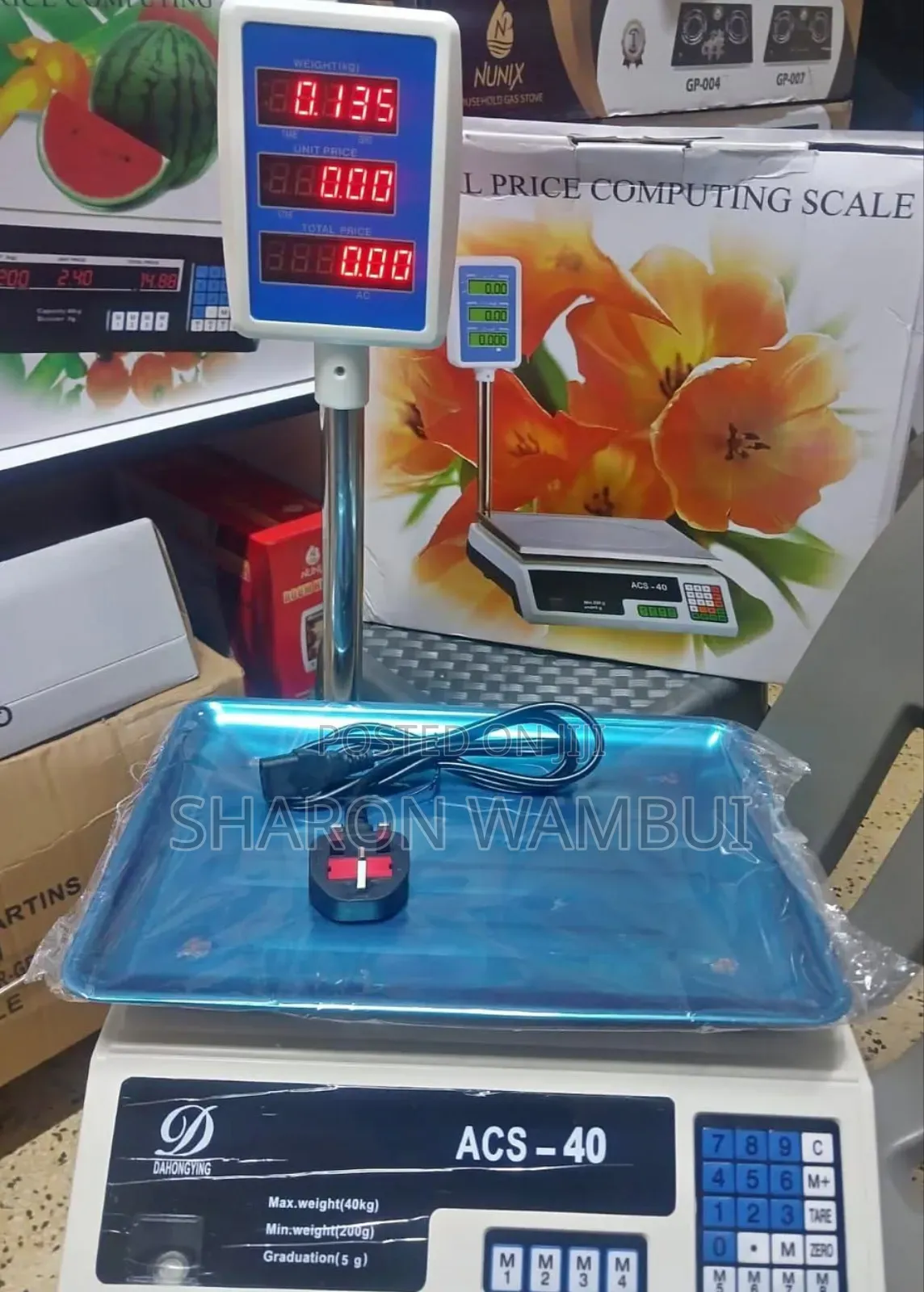 Acs 30kg Digital Weighing Scale With Arm