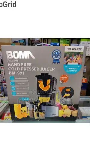 Boma 400w Commercial 2 in 1 Heavy Duty Cold Press Juicer