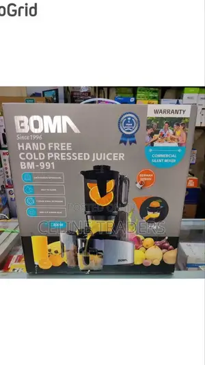 Boma 400w Commercial 2 in 1 Heavy Duty Cold Press Juicer