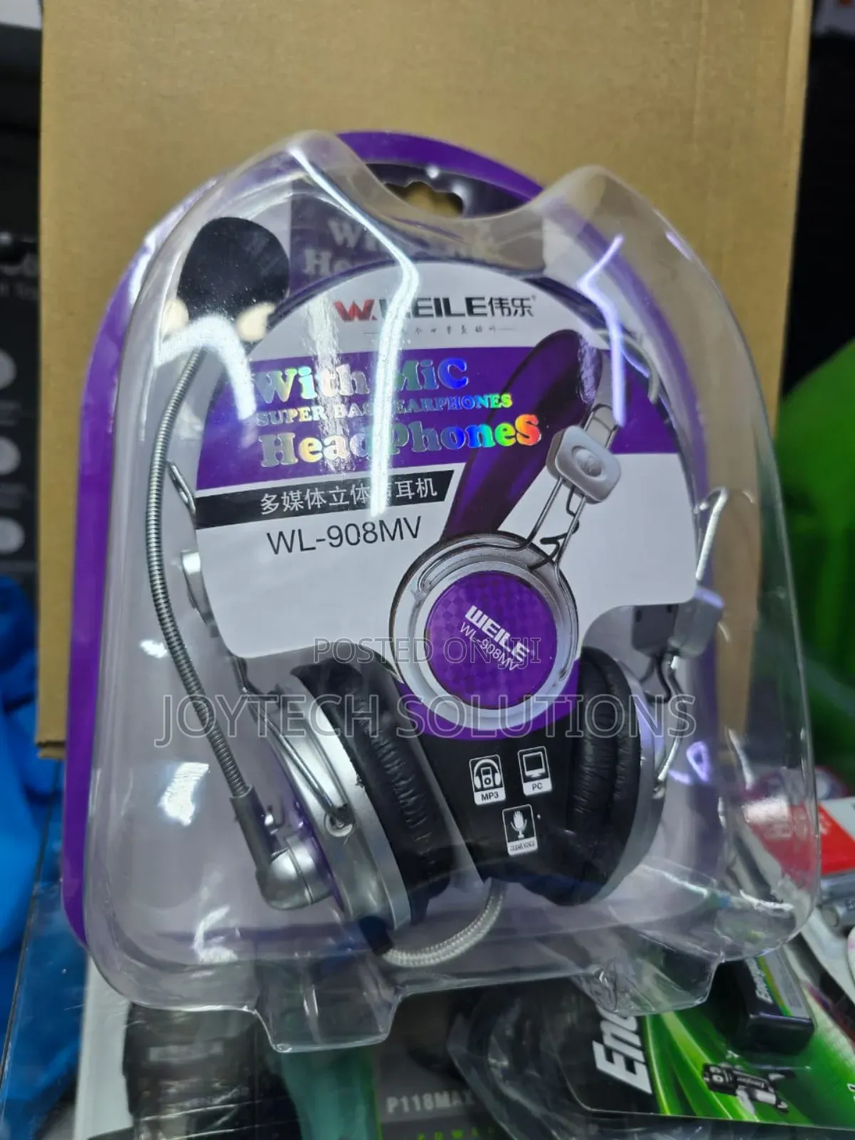 Super Bass Headphones 908mv