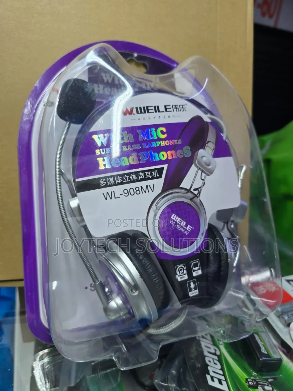Super Bass Headphones 908mv