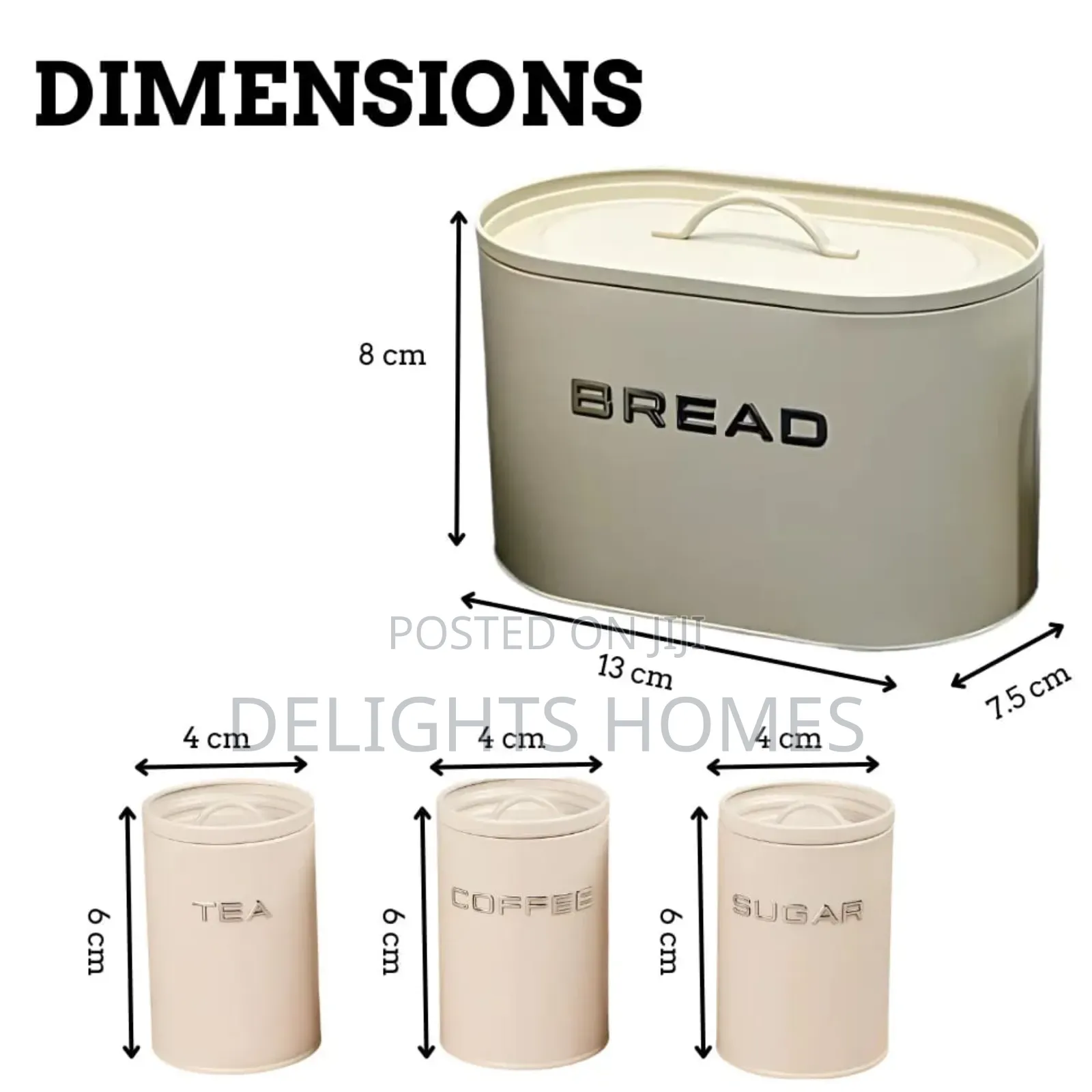 10l Galvanized Bread Bin-P