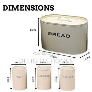 10l Galvanized Bread Bin-P
