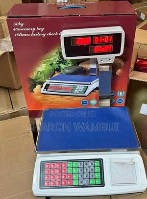 Digital Weighing Scale With Receipt Printer / Receipt Weighing Scale - thumbnail 2