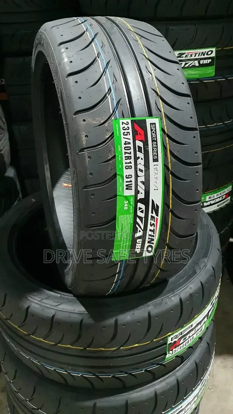 235/40 Zr18 Brand New Zestino Tyres