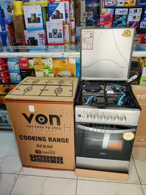 Von Cooker 3 Gas + 1 Electric - Vcf503131nfy Enamel Grey