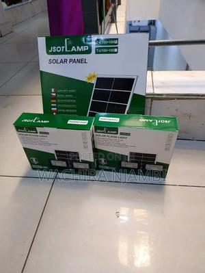 2 in 1 100w+100w Jsot Solar Floodlights - thumbnail 2