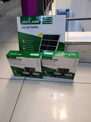 2 in 1 100w+100w Jsot Solar Floodlights