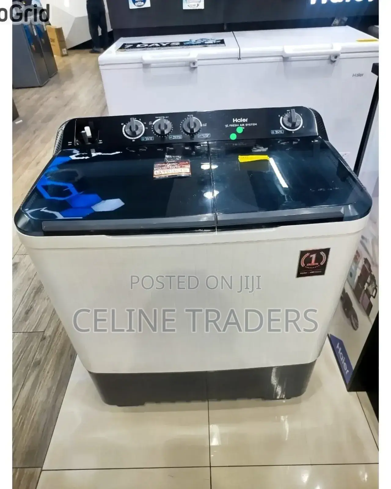 Haier Semi Automatic 10kgs Twin Tub Washing Machine
