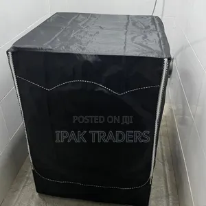 Front Load Washing Machine Cover Black