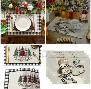 Plaid Christmas Placement Mats