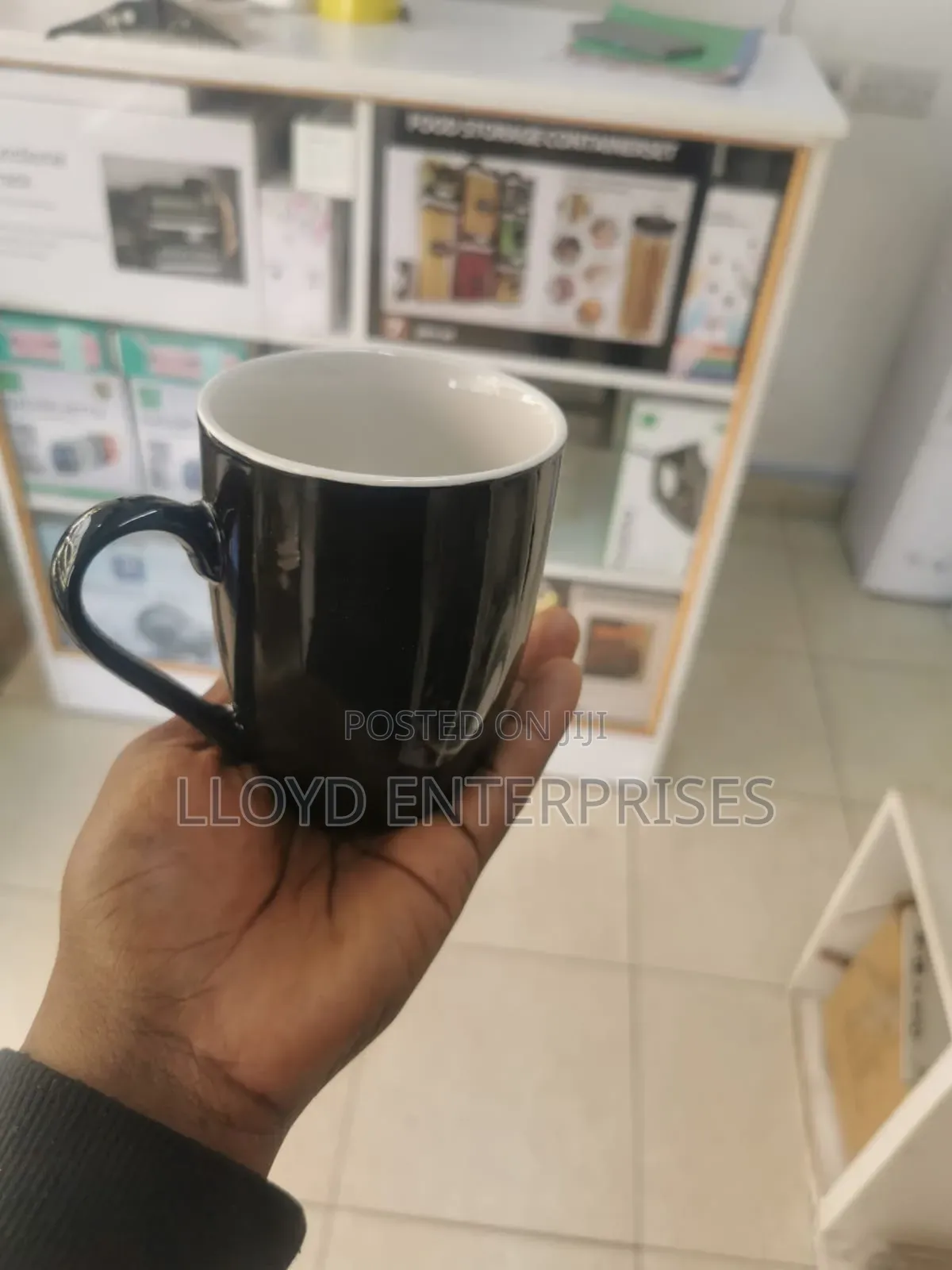 6pcs Black Cups