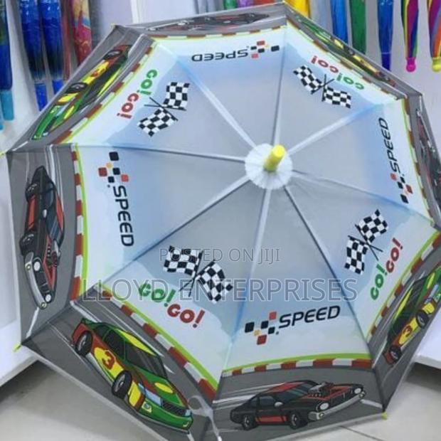 Cartoon Themed Kids Umbrella - main view