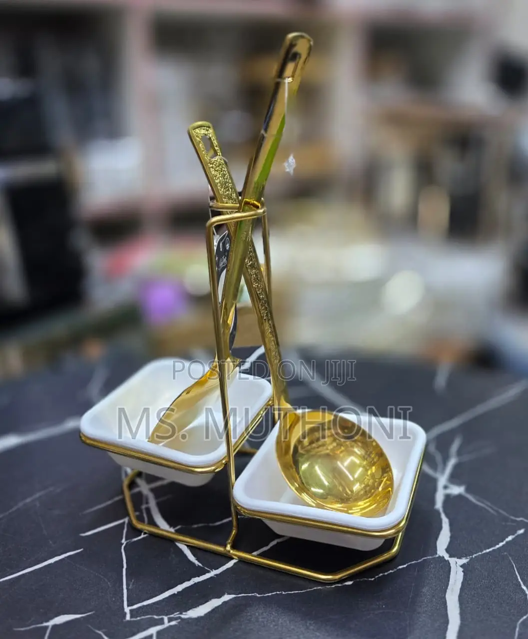 Multi-functional Upright Soup Ladle Holder.