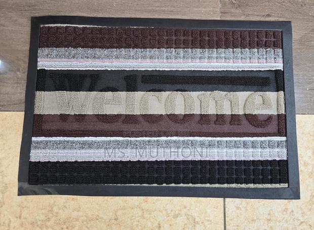 Rubber Bottom Doormatt With PVC Material* Size-40 X 60 - main view
