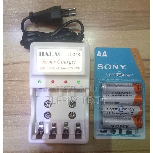 Aa Rechargable Battery With Chargerr - main view