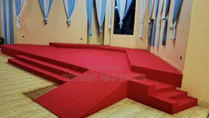 Quality Nonslip Red Floor Room Wall to Wall Carpet