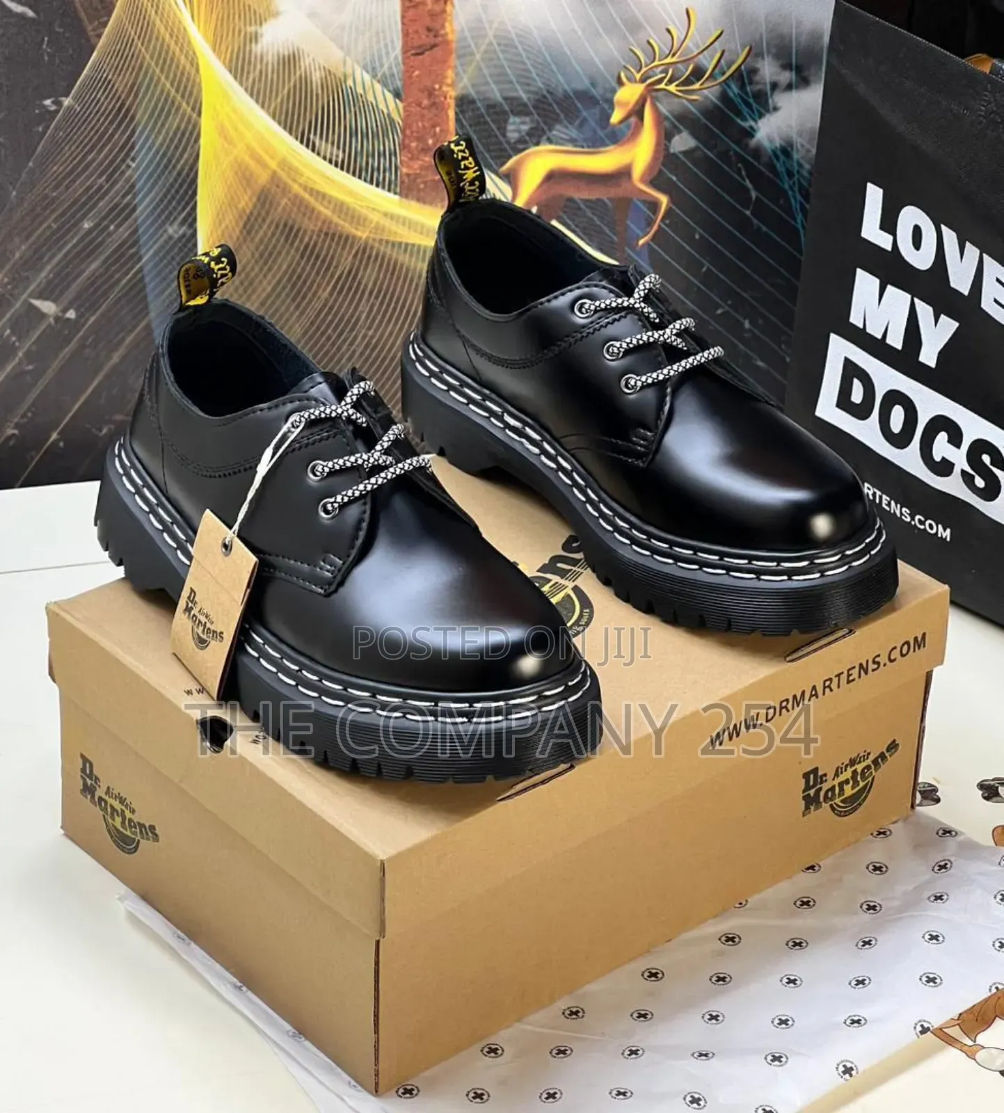 Quality Leather Casual Triple Sole Doctor Martin Laced Shoes