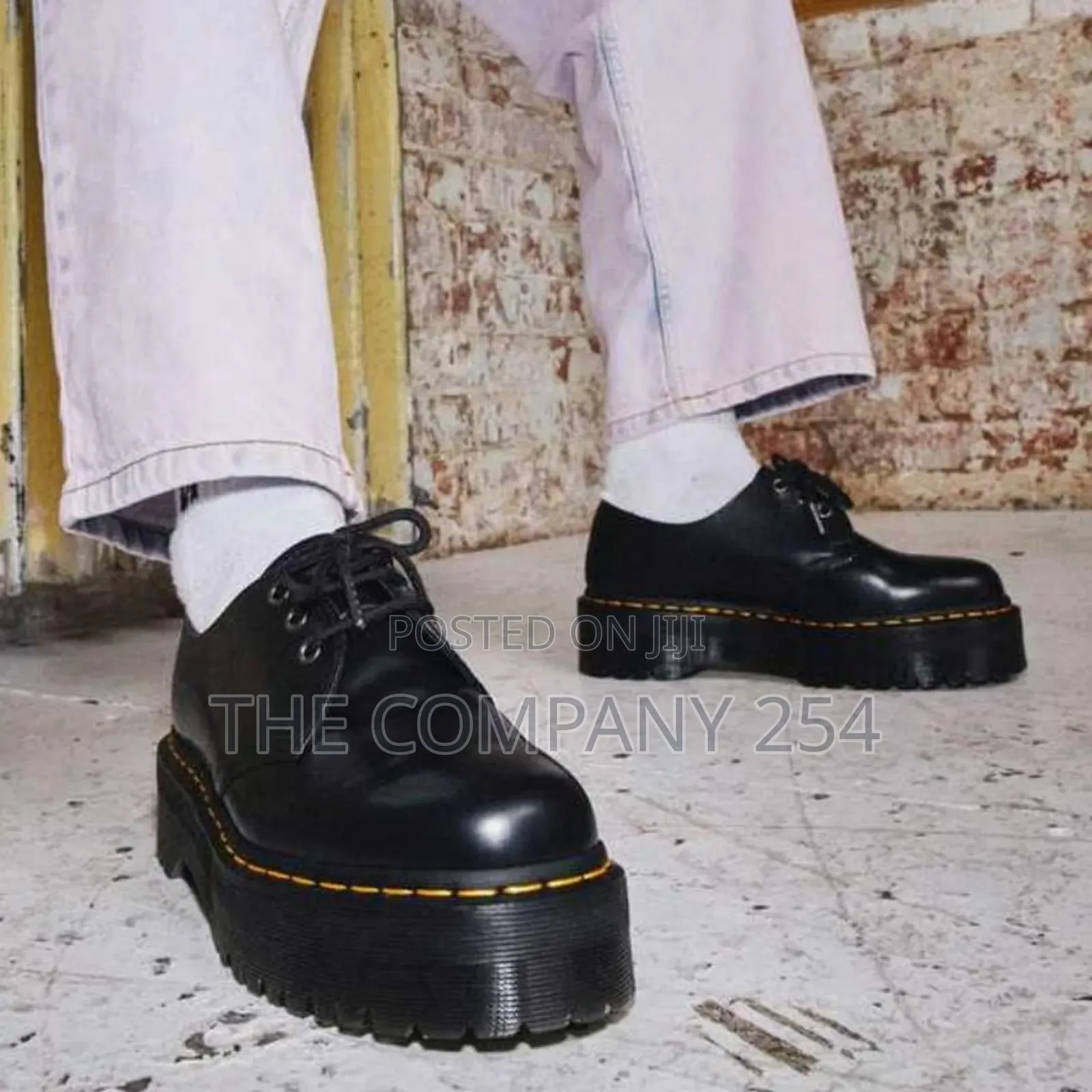 Quality Leather Casual Triple Sole Doctor Martin Laced Shoes