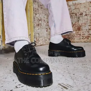 Quality Leather Casual Triple Sole Doctor Martin Laced Shoes