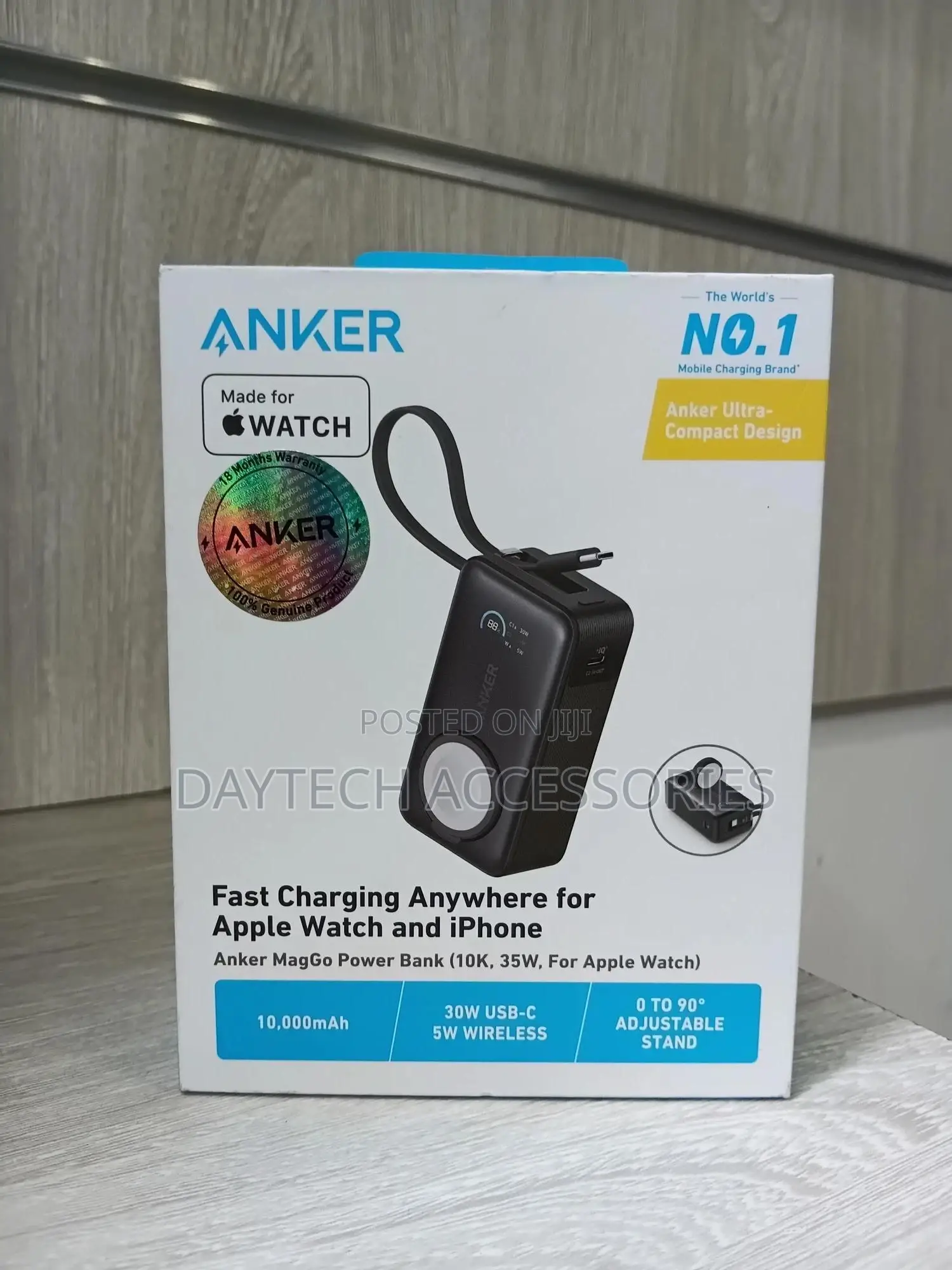 Anker Maggo Power Bank for Apple Watch (10000mah, 35w)