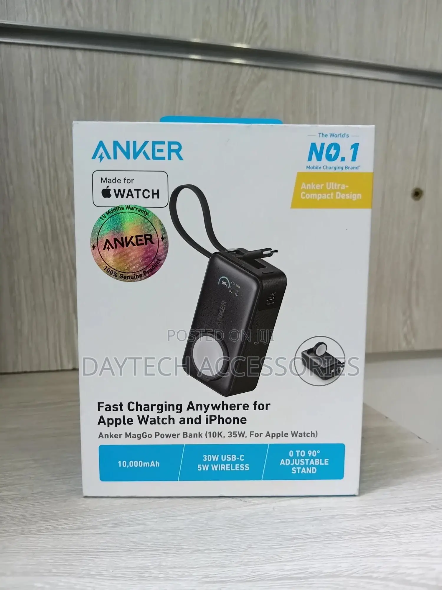 Anker Maggo Power Bank for Apple Watch (10000mah, 35w)