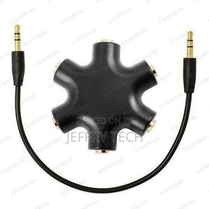 5-Way Multi Headphone Audio Splitter Aux Adapter Connector Multi Hea - thumbnail 2
